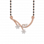 Demure Diamond Mangalsutra Pendant