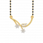 Demure Diamond Mangalsutra Pendant