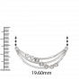 Floral Bunch Diamond Mangalsutra Pendant