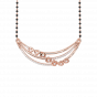 Floral Bunch Diamond Mangalsutra Pendant