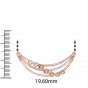 Floral Bunch Diamond Mangalsutra Pendant