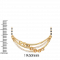 Floral Bunch Diamond Mangalsutra Pendant