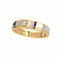 Dual Tone Diamond Band 