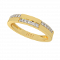  ZigZag Diamond Band