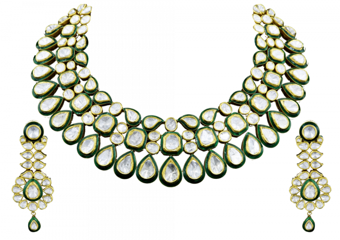 Classic Studded Polki Necklace