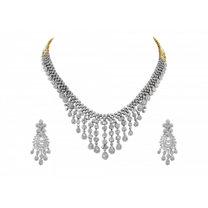 Swirly Maharani Diamond Necklace