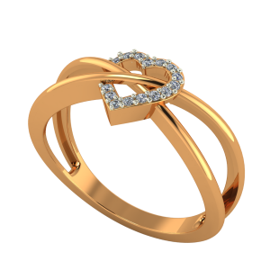 Heart In Sync Diamond Ring