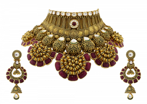 Maharani Gold & Ruby Necklace