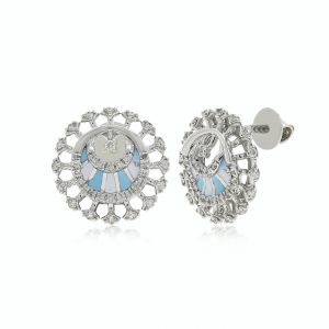 The Style Diamond Round Earring 