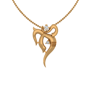 The Lucky Ganesha  Diamond Pendant