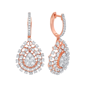 Cherish- Diamond and Gold Earring