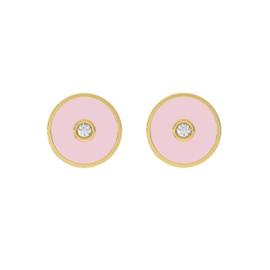 Round Enamel Studs