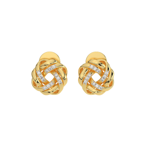 Twisted Everyday Diamond Studs