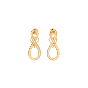 True Infinite love Diamond Earrings 