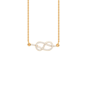 Knot Infinity Diamond Pendant 