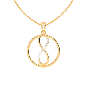 Pure Infinity Men's Diamond  Pendant 