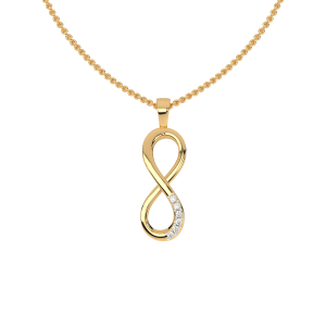 infinite diamond pendant 
