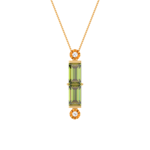 Peridot bugette pendent