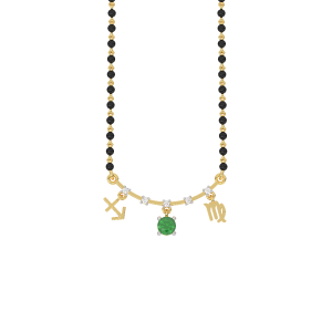 Zodiacs Diamond Mangalsutra Pendant