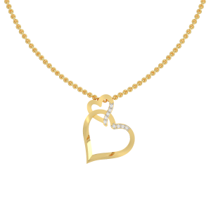  Forever in Love Diamond Heart Pendant 