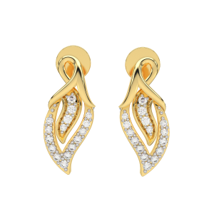 Gold Diamond Studs