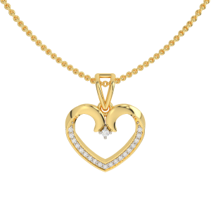 Heartly  Diamond Pendant