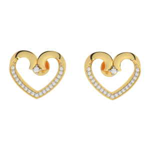 Heartly Diamond Studs
