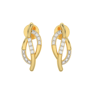 Golden Blush  Diamond Studs