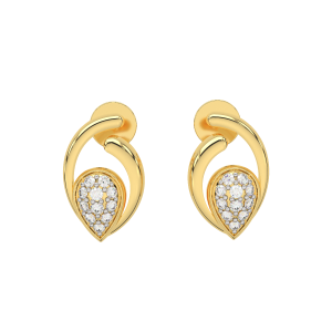  Glam Drop Diamond Studs