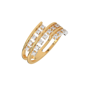 Triple Band Diamond Ring