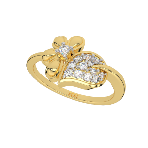 Touch Of Nature Diamond Ring