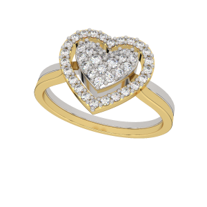  Heart Shaped Diamond Ring