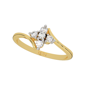  Beflowers Diamond Ring
