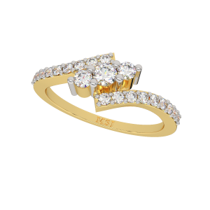  Sleek Bling Diamond Ring