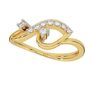  Loop N Heart  Diamond Ring