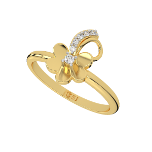  Floral Bliss  Diamond Ring