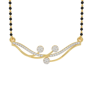 Glamorous Diamond Mangalsutra Pendant