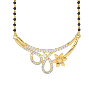 Beguiling Diamond Mangalsutra Pendant