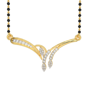 Eye Catching Diamond Mangalsutra Pendant