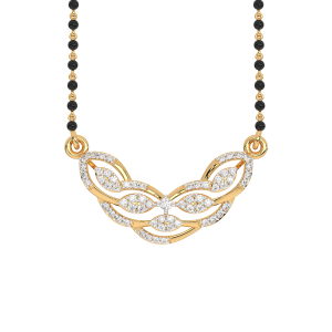  Radiant Diamond Mangalsutra Pendant
