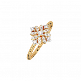 Floral Glance  Diamond Ring