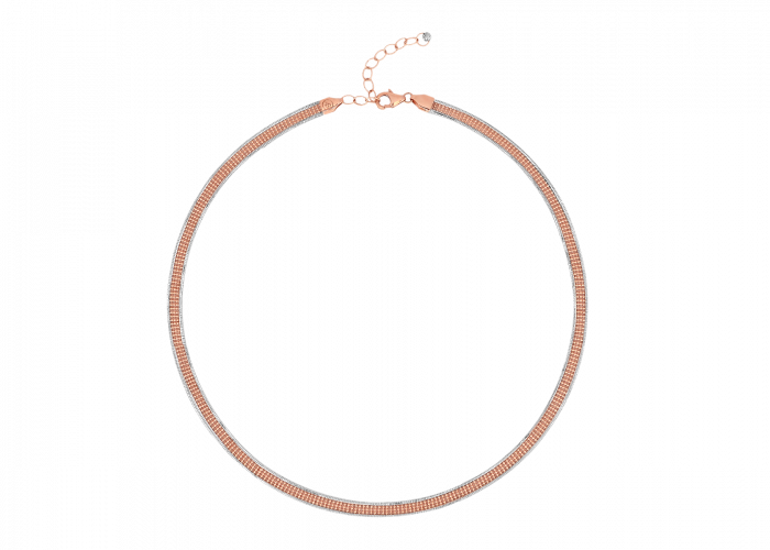 Italian Gold Broad Chain in Web Pattern