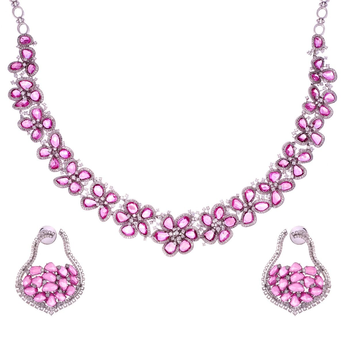 The Pretty Pink Pink Sapphire And Diamond Necklace the-pretty-pink-pink-sapphire-and-diamond-necklace