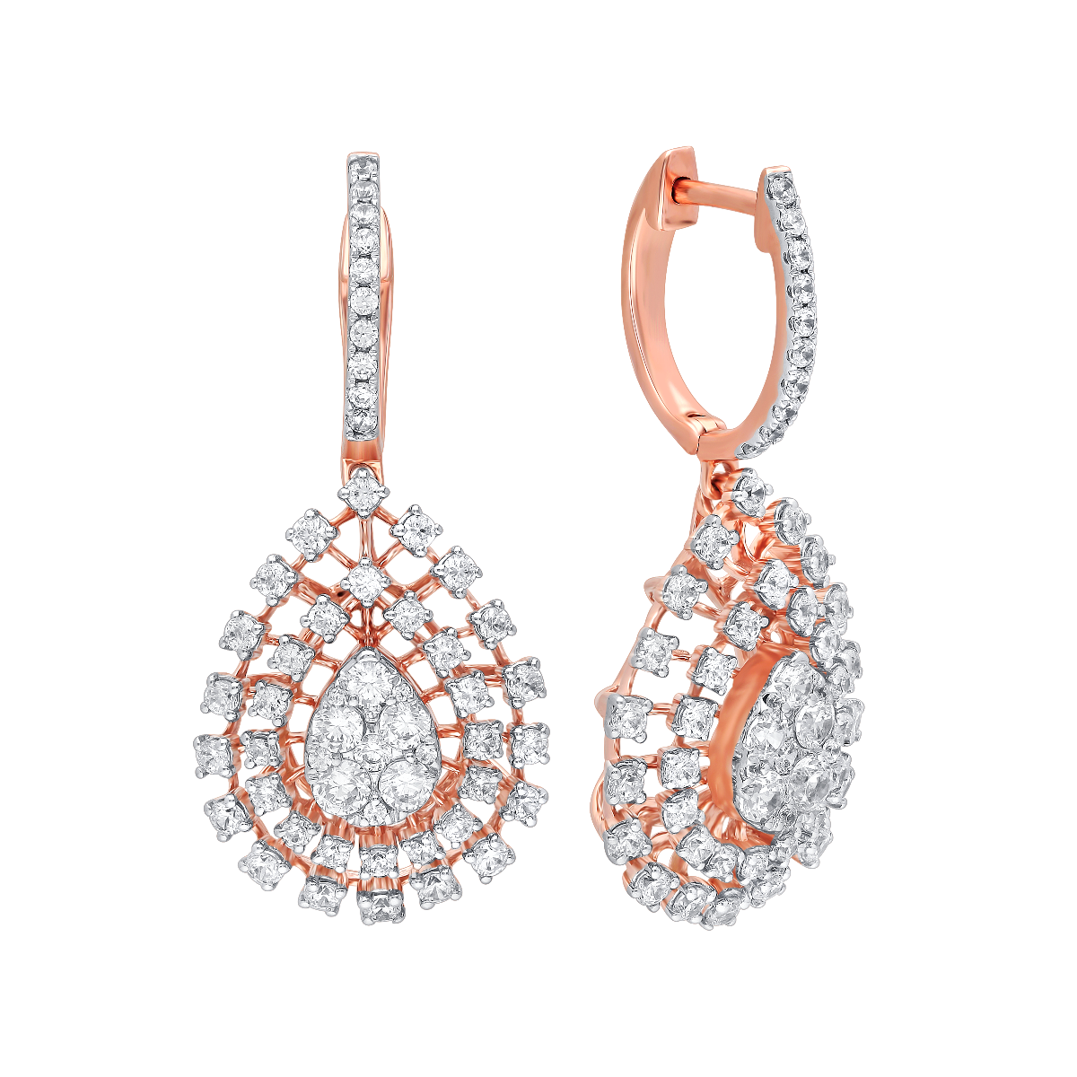 Cherish- Diamond and Gold Earring