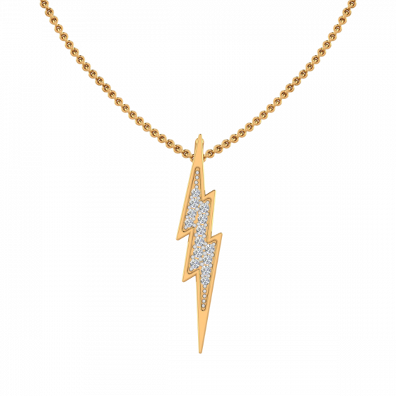 The Lightning Diamond Pendant
