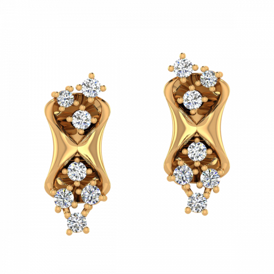 The Milky way Diamond Stud Earrings