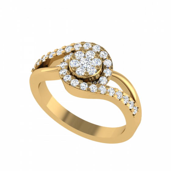 Shimmer Diamond Ring
