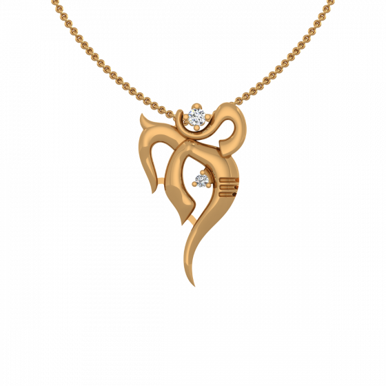 The Lucky Ganesha Gold Diamond Pendant