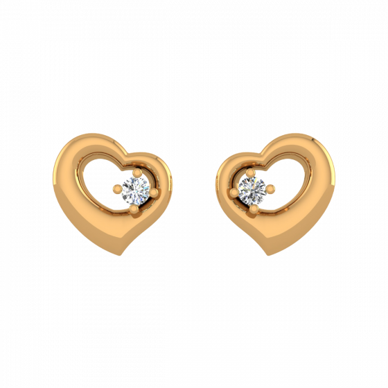 Remix By Heart Diamond Stud Earrings