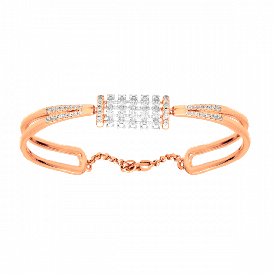 Cuddle -Diamond and Gold Bracelet